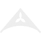 Ekena Millwork Pitch Naple Architectural Grade PVC Gable Pediment, 72"W x 42"H x 1"P (14/12) GPP072X042X100NAP - alternate 2